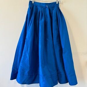 New Free People Emilia Full Skirt $98 XSMALL Lake Victoria BLUE